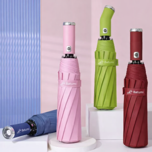 AuroraGuard™ LED Reverse Travel Umbrella